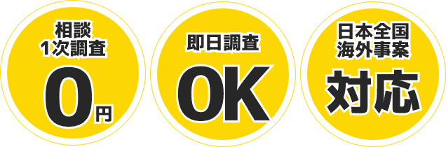 即日調査OK